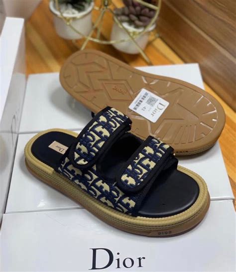 dior mens slide|designer flip flops men's.